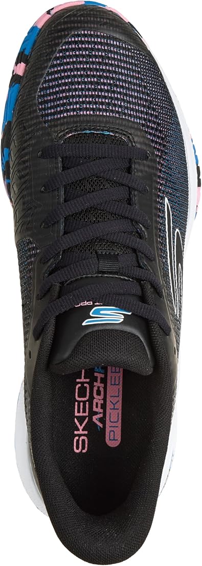Skechers Mens Pickleball Viper Court Pro 2.0 Sneaker | Designed for Pickleball, Arch Fit Insole, Ultra Go Midsole, Goodyear Rubber Outsole, Synthetic and Breathable Mesh Upper