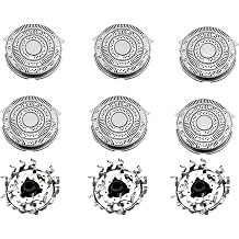 HQ9 52 Mens Replacement Shaver Blades Fit for Norelco, Comfortable Razor Replacement Razor Blades for Norelco HQ9 52 HQ9 8240XL 9190XL HQ9 9160XL SmartTouch and Speed-XL Series9 Pack