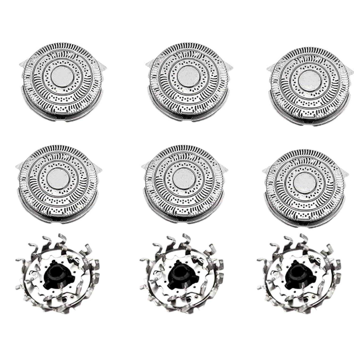 Men's Electric Shaver Replacement Razor Blades Compatible with 4817XL 4816XL 4807XL 4805XL 4801XL 4625X 4608X 700RL 705RL 710RL 715RL 720RL 725RL 750RL 800RX, 6 Pack Hq55 Hq56 Razor Blades