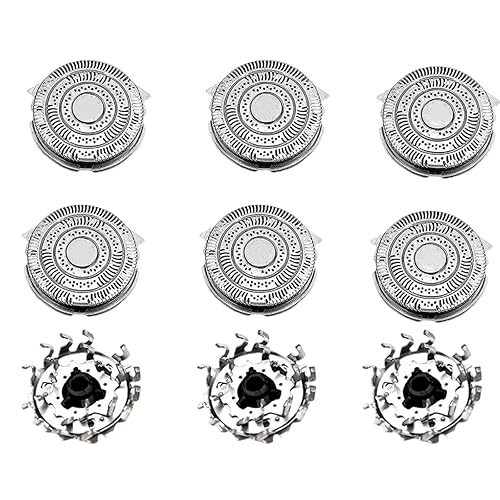 Miniatura 2 de HQ9 - Cuchillas de afeitar de repuesto para Norelco 8250XL, cómodas cuchillas de repuesto para Norelco HQ9/52 9190XL 8240XL 9160XL SmartTouch