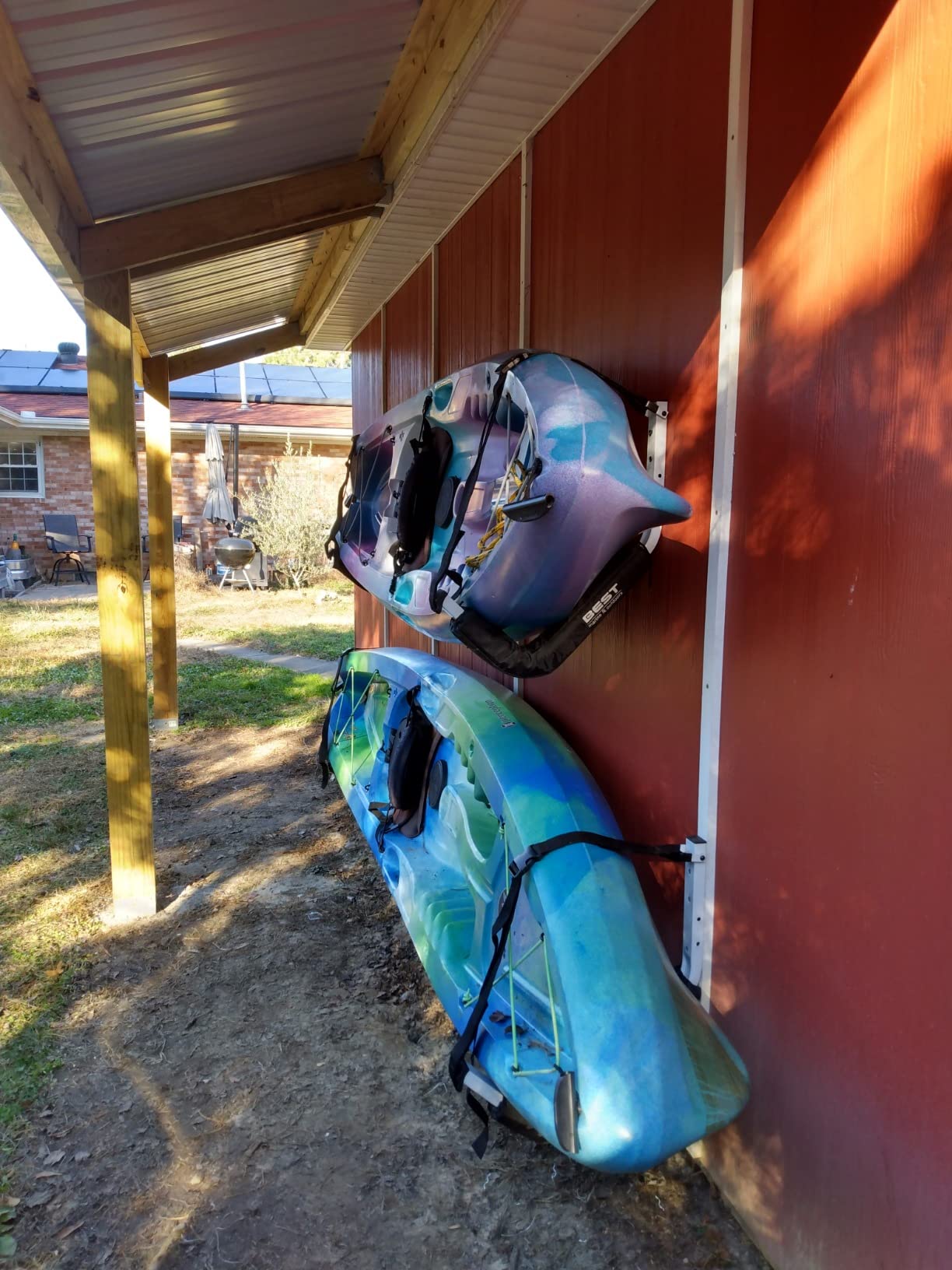 11/mo Finance Best Marine Kayak Storage Rack 2 Wall Mount Garage