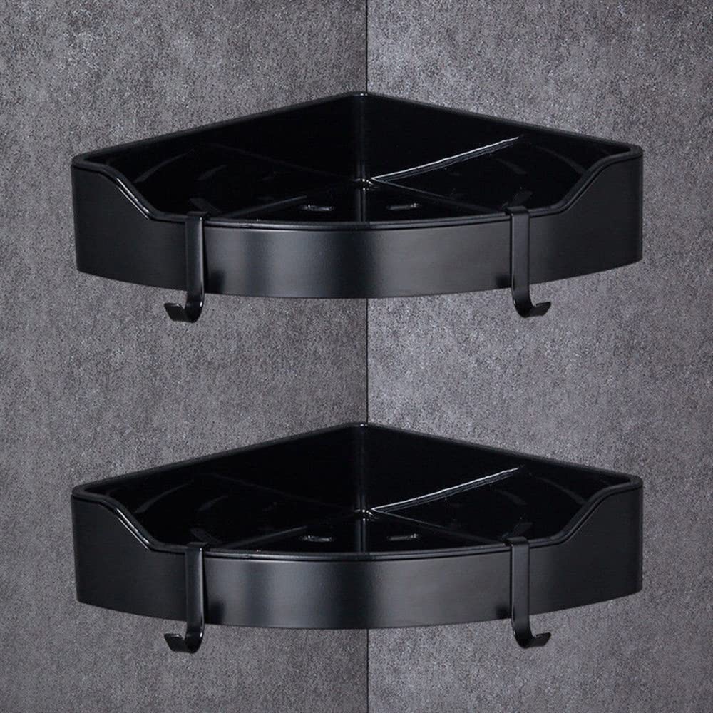 Corner Shower Caddy Bathroom Corner Shelf 304 Stainless Steel Gold Bathroom Holder Rack With Hooks Storage Holder Shower