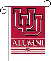 Vista 86 de Rico Industries NCAA Alumni - Bandera de jardín de doble cara de 13 x 18 pulgadas
