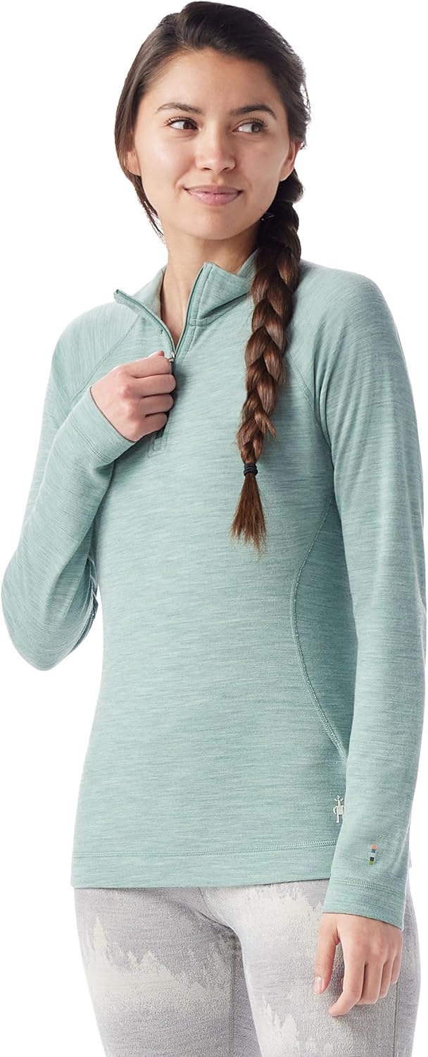 Smartwool Women's Classic Thermal Merino Base Layer 1/4 Zip