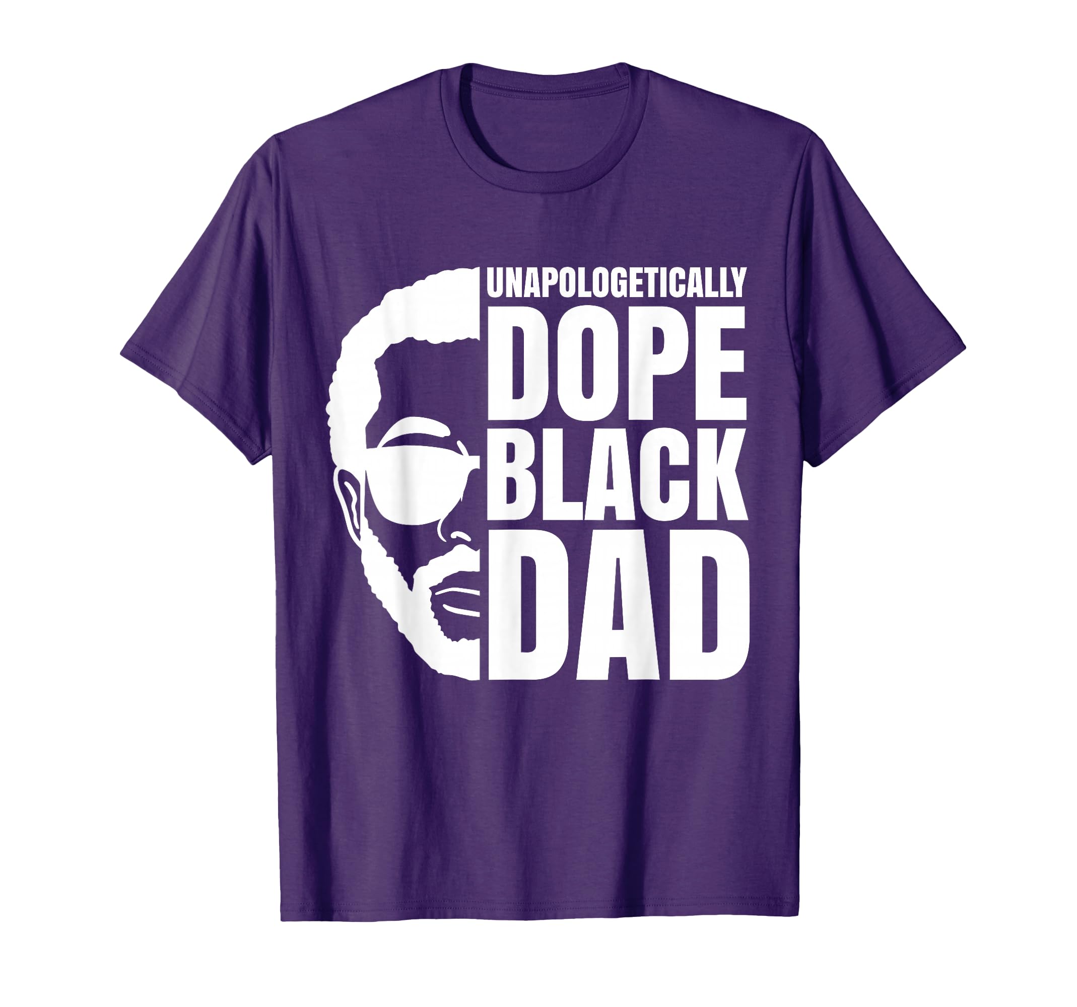 Dope Black Dad Afro American African Fathers Day Juneteenth T-Shirt