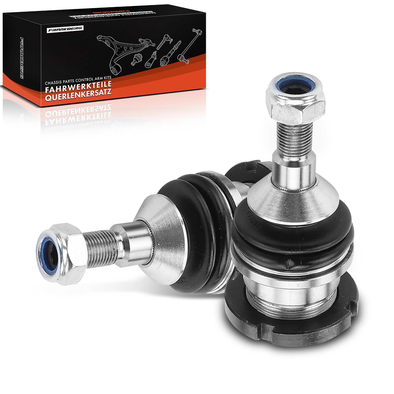 Frankberg 2x Rotule de Suspension Essieu Avant Gauche Droite Compatible avec Classe GL X164 320-500 2006-2012 Classe M W164 280-500 2005-2011 Classe R V251 W251 280-500 2006-2014 Remplacer# 1643300935