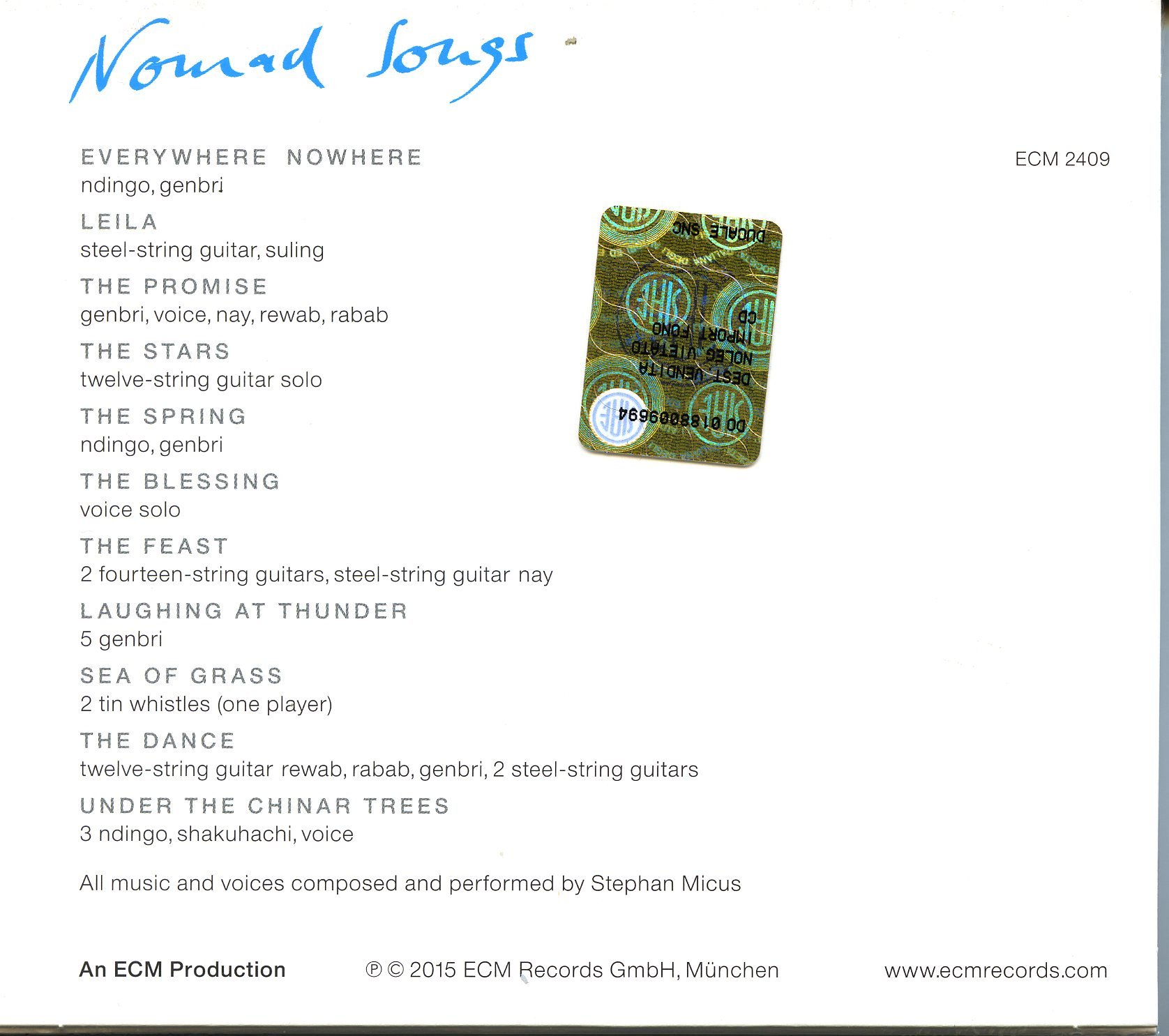 Nomad Songs