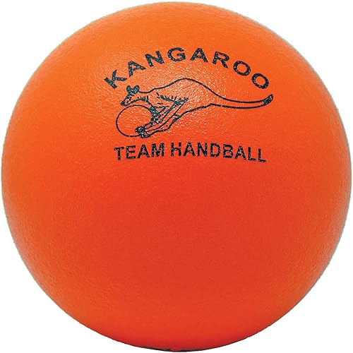 Great Lakes Sports Balonmano de equipo de espuma con una cubierta naranja brillante superagarre