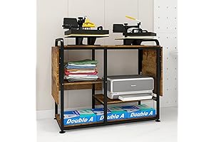 Heat Press Table with Storage - PUNCIA Large 3 Tier DIY Heat...