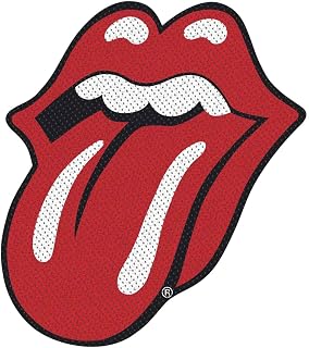 Rolling Stones The Patch Tongue Cut Out Band Logo Official Woven Sew On