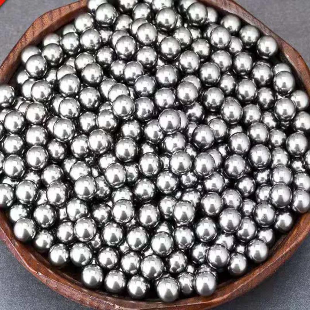 Marksman® 100pcs 8MM Stainless Steel Bearing Balls – Silver Polished Balls for Cycle Bearings & Mechanical Applications