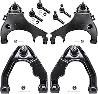 Vista 1196 de Detroit Axle - Kit de suspensión frontal de 8 piezas para Dodge Journey 2009-2015, 2 brazos de control inferiores, 2 rótulas, 2 varillas