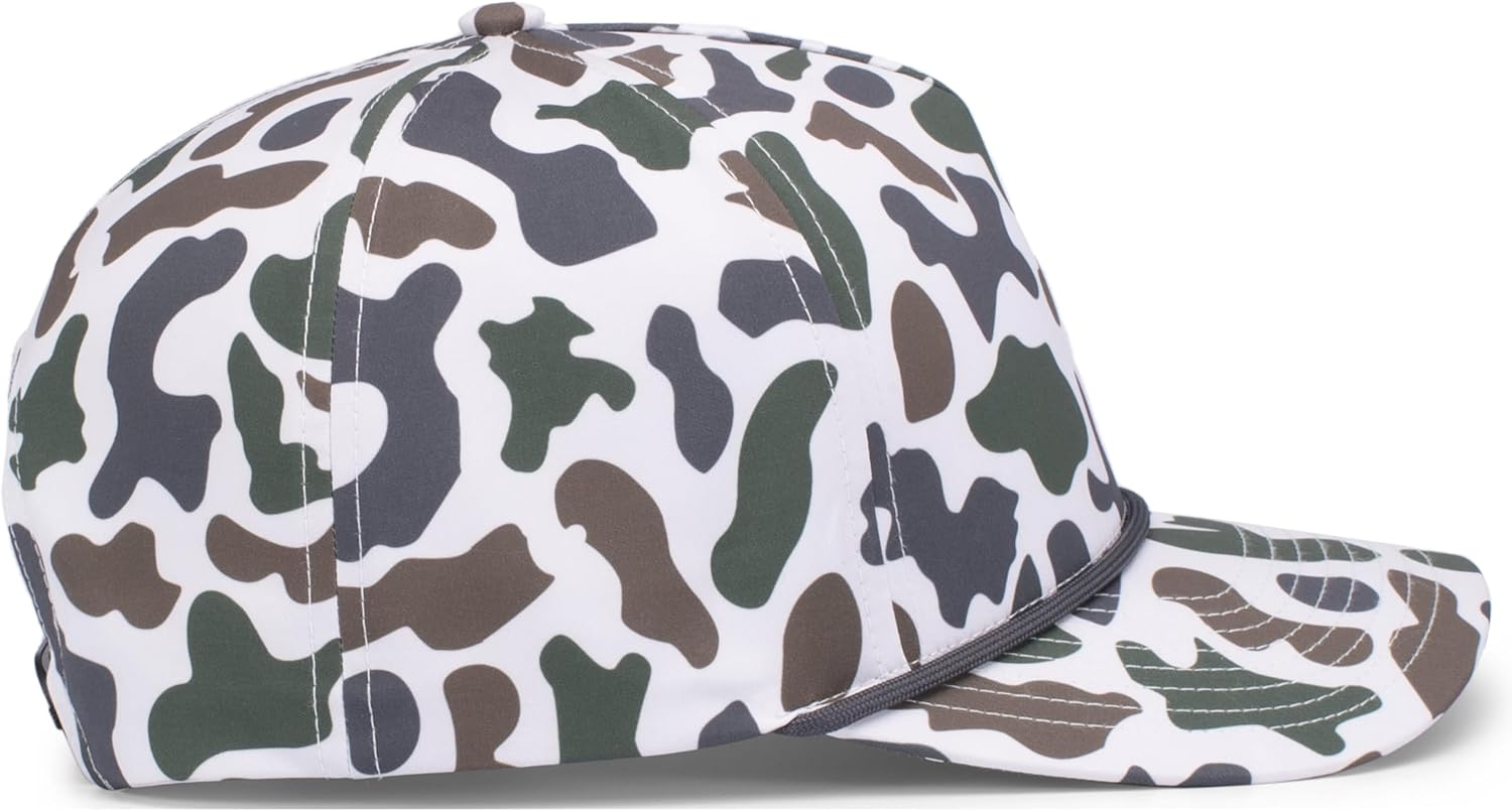 Pacific Headwear Duck Camo 5-Panel Trucker Cap