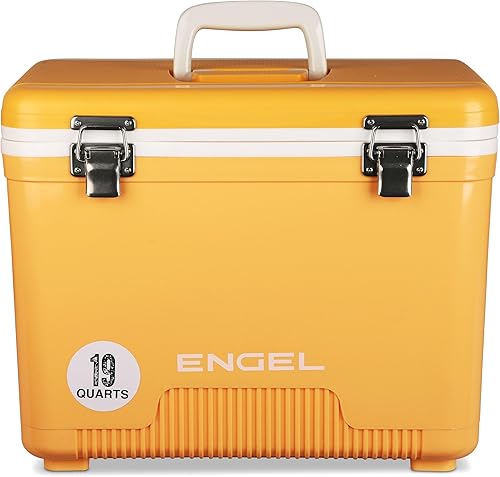 ENGEL - HieleraCaja seca de 19 cuartos, blanca