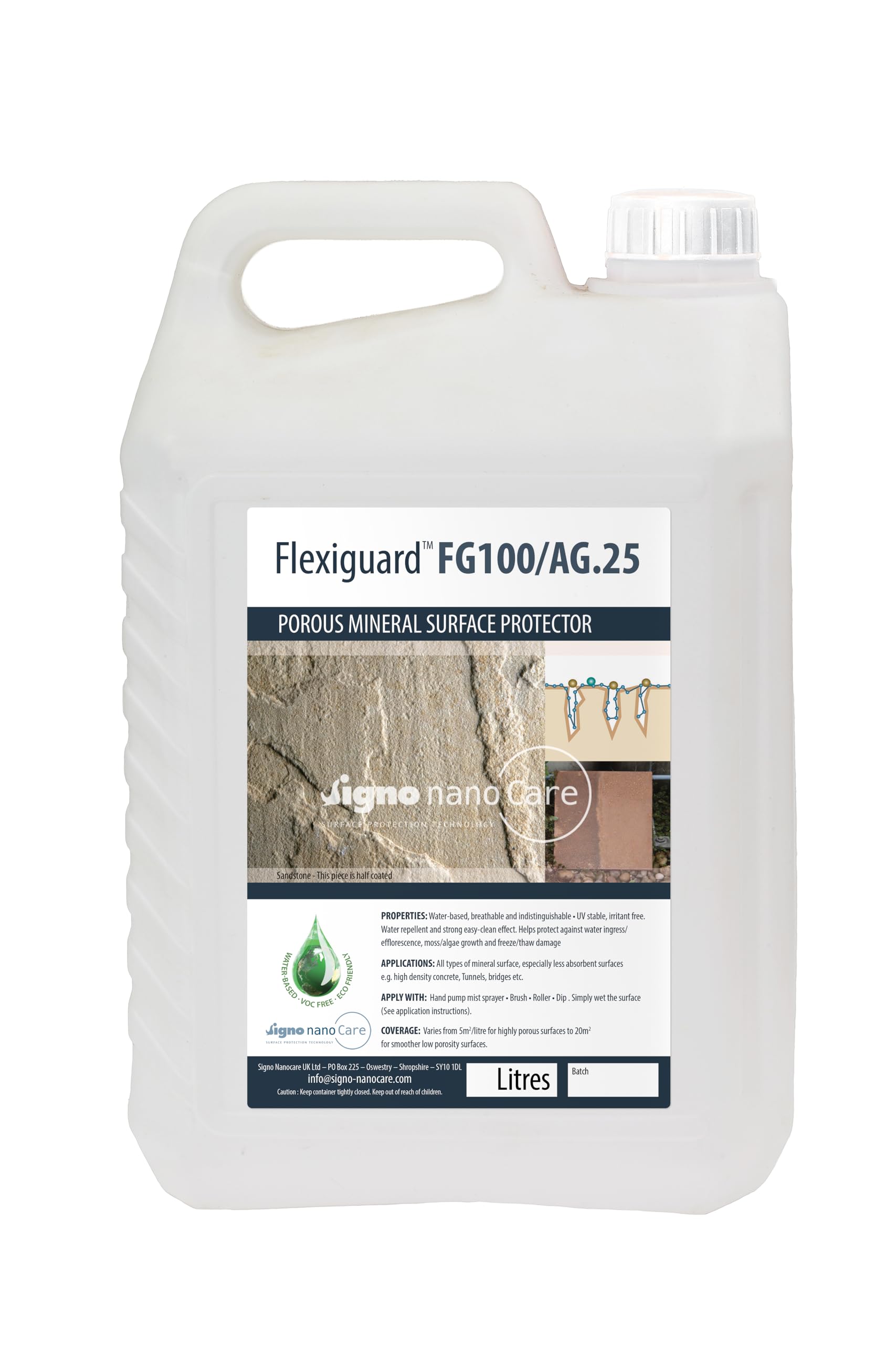 Womersleys Flexiguard Breathable Protector for Porous Mineral Surfaces 5ltr