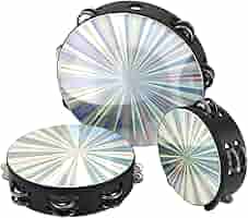 Amazon.com: QWORK 3-Pack Wood Church Tambourine Set for