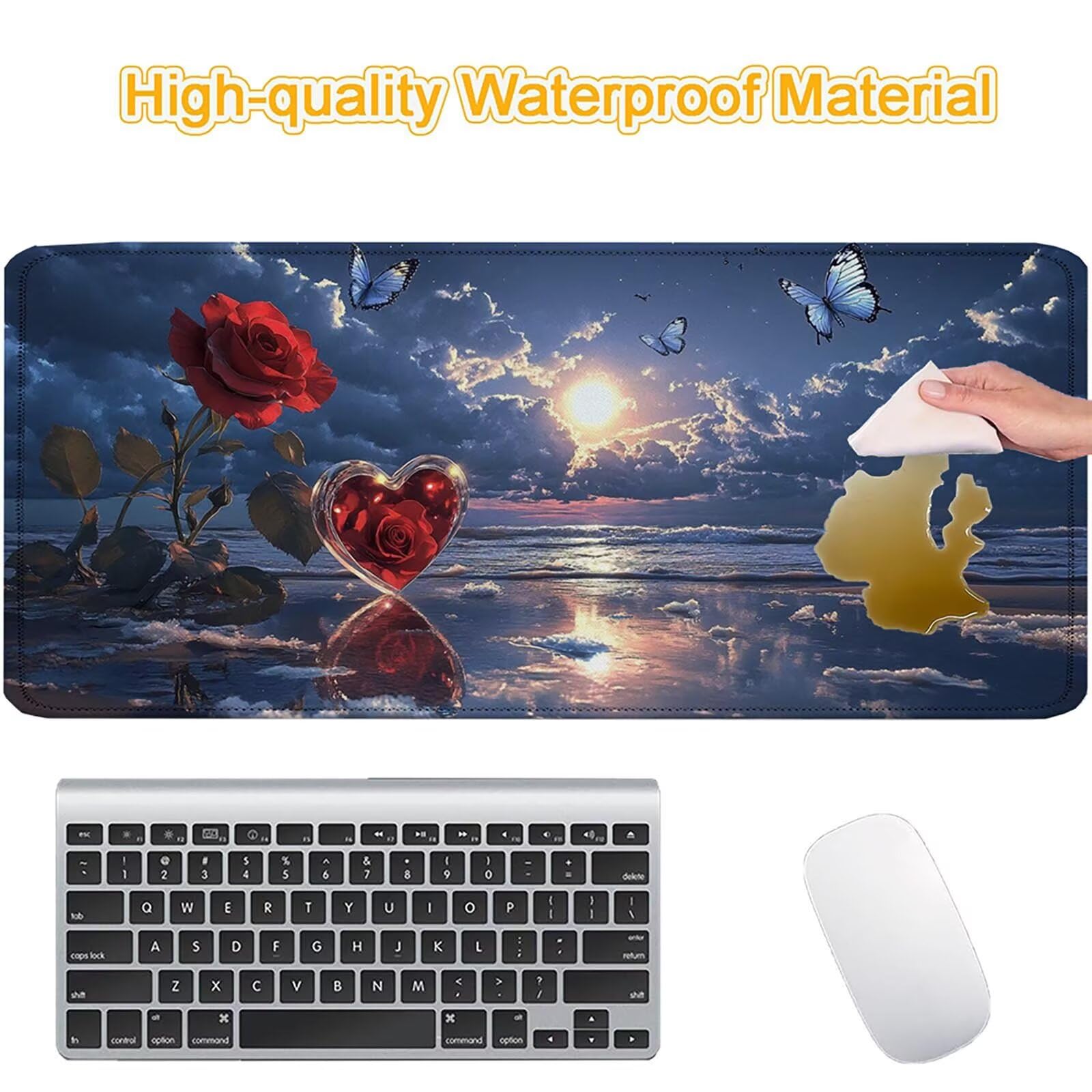 Tappetino Mouse 900x450mm | Superficie Ultra-Liscia | luna 0-z662