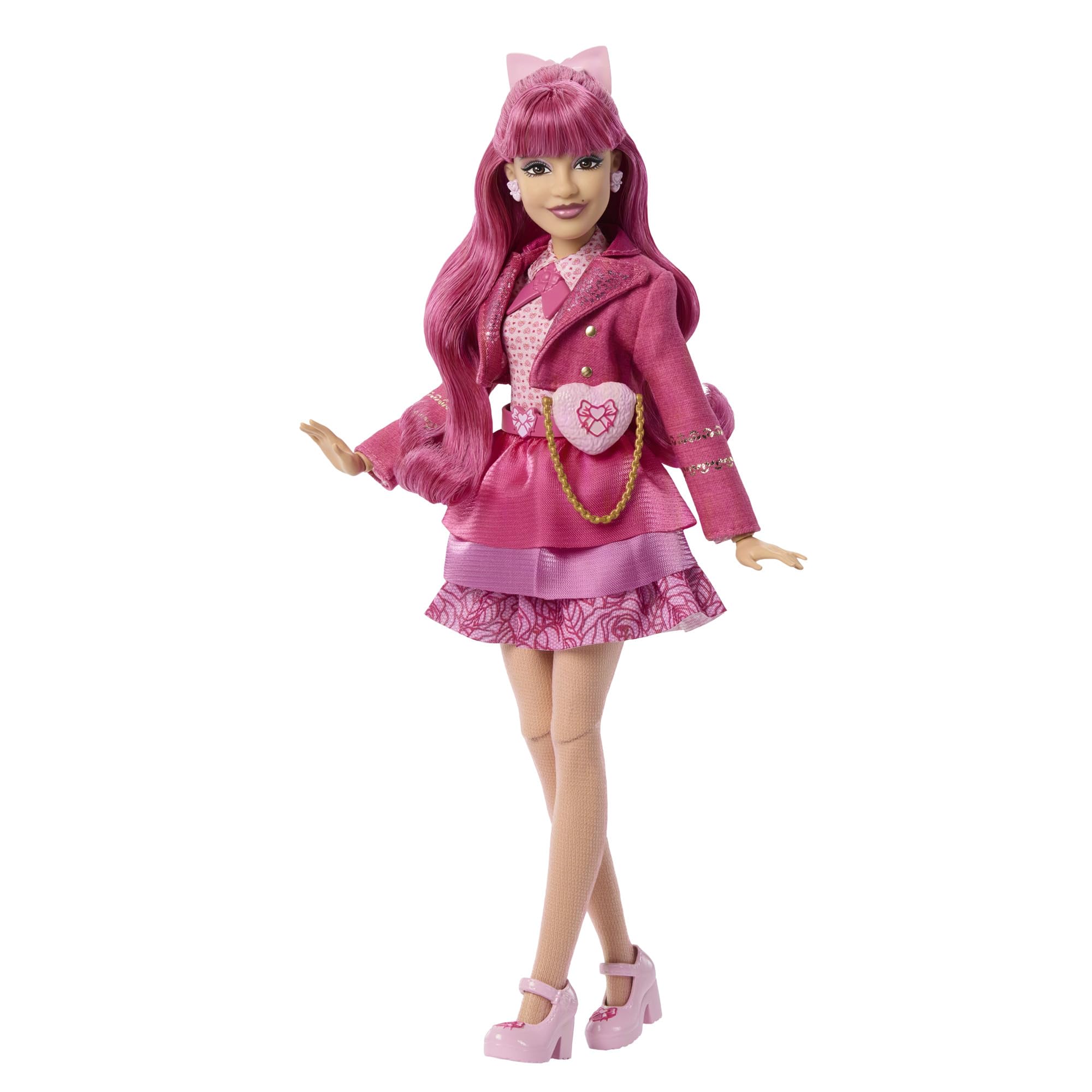 ​Mattel Disney Descendants: Wicked Wonderland Fashion Doll & Accessory, Pink Sister of Red & Daughter of Queen of Hearts with Movie-Inspired Clothing, JMP47