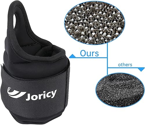 Miniatura 2 de Pesas de muñeca con trabillas para el pulgar para mujeres, hombres y niños, 1 par de 2, 3, 4, 5, 6 libras, pesas de brazo y tobillo, guantes con