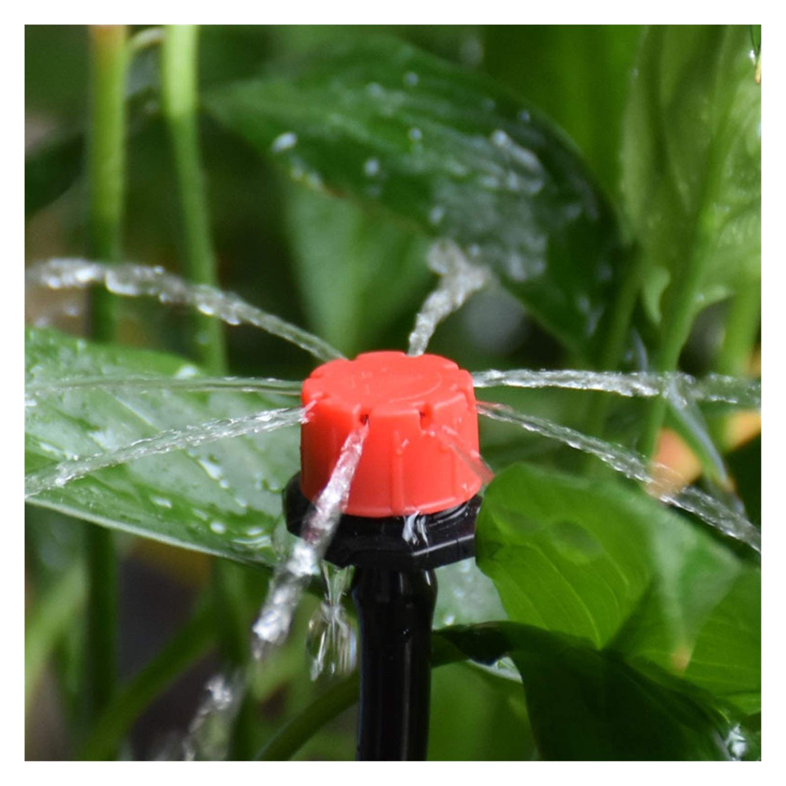 Złącze do naprawy węża Regulowany Ogród Podlewanie Dripper Kropler Micro Dip Nawadnianie Podlewanie Anti-Zatykające Drip Nawadnianie Dostawy Ogrodnictwo 500 sztuk (Color : White)