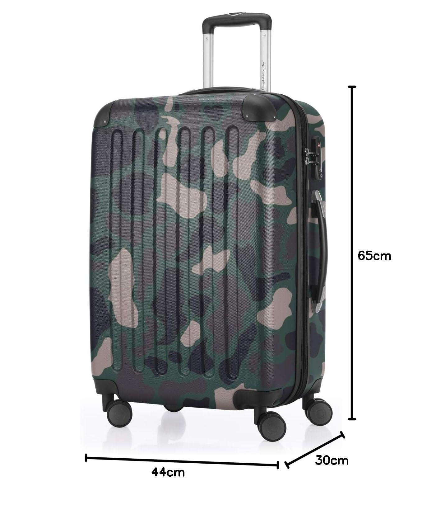 HAUPTSTADTKOFFER - Spree - Maleta rígida, Trolley expandible, Equipaje de Viaje, 4 Ruedas Dobles, TSA, 65 cm, 74 litros, Champán — view 262