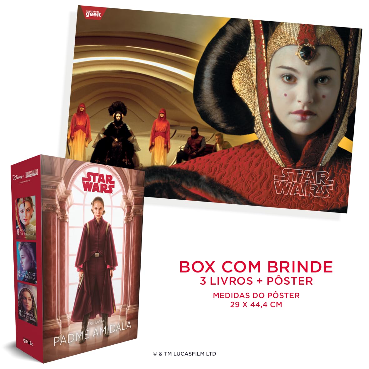 Box Star Wars: Trilogia Padmé Amidala- Edição com brinde