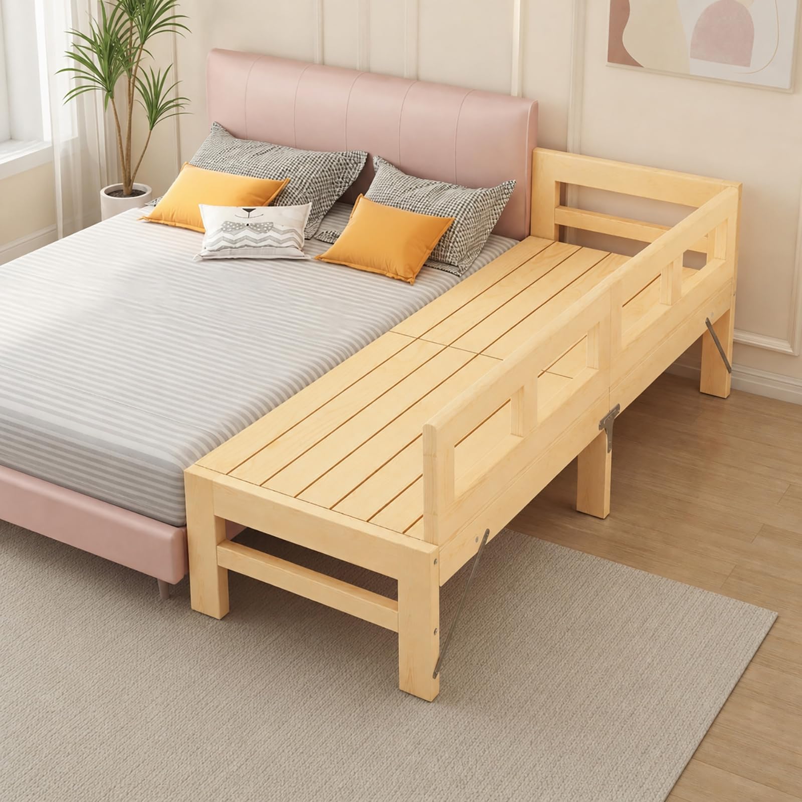 Amazon｜親子ベッド【Cgzztw ベッド 拡張、両側ガードレールタイプ、長