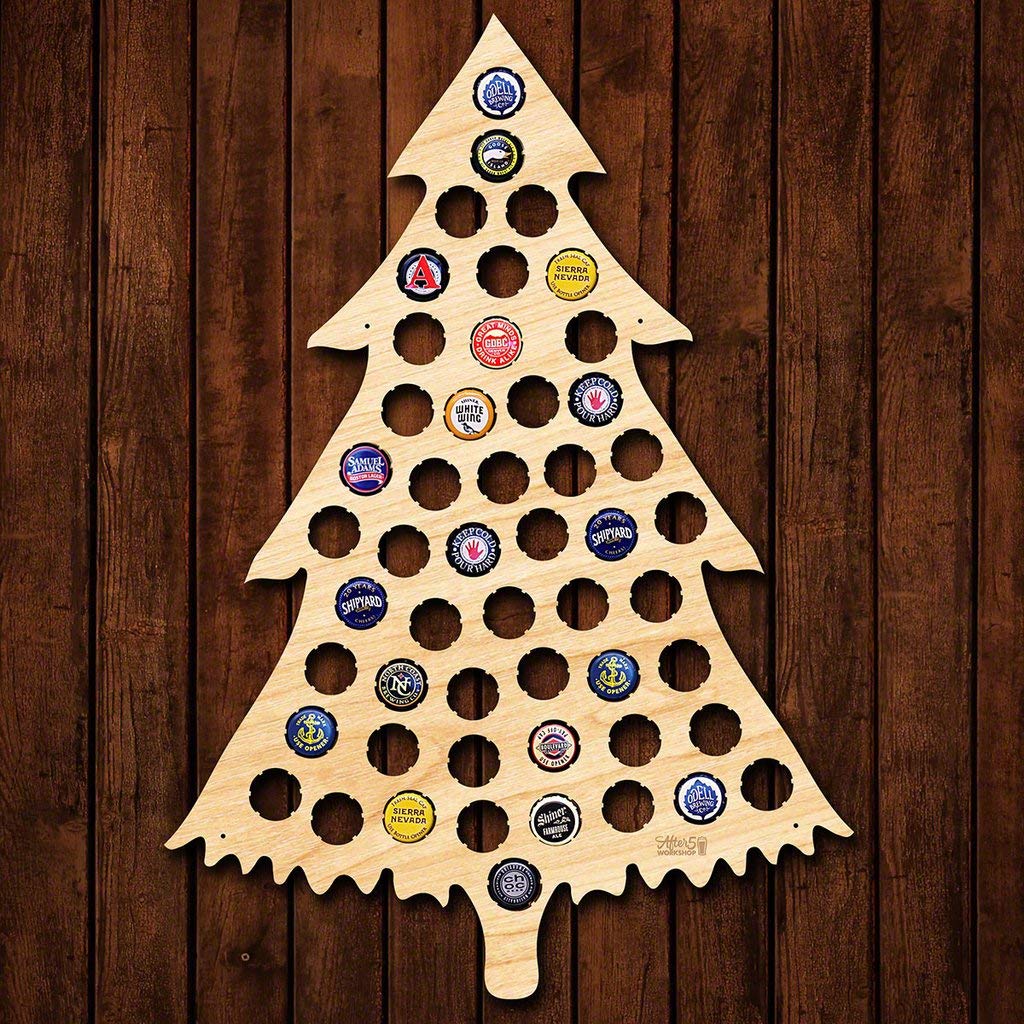 Tableau de bière Arbre de Noël, le cadeau pour lui idéal en 3 couleurs - 2