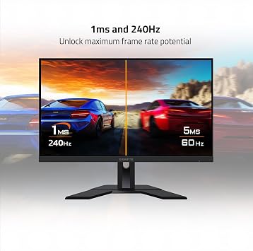 GIGABYTE M27Q X 27 240Hz 1440P KVM Gaming Monitor, 2560x1440 SS IPS Display, 1ms (MPRT) Response Time, 92% DCI-P3, 1x Display Port 1.4, 2X HDMI 2.0, 2X USB 3.0, 1x USB Type-C (M27Q X-SA)