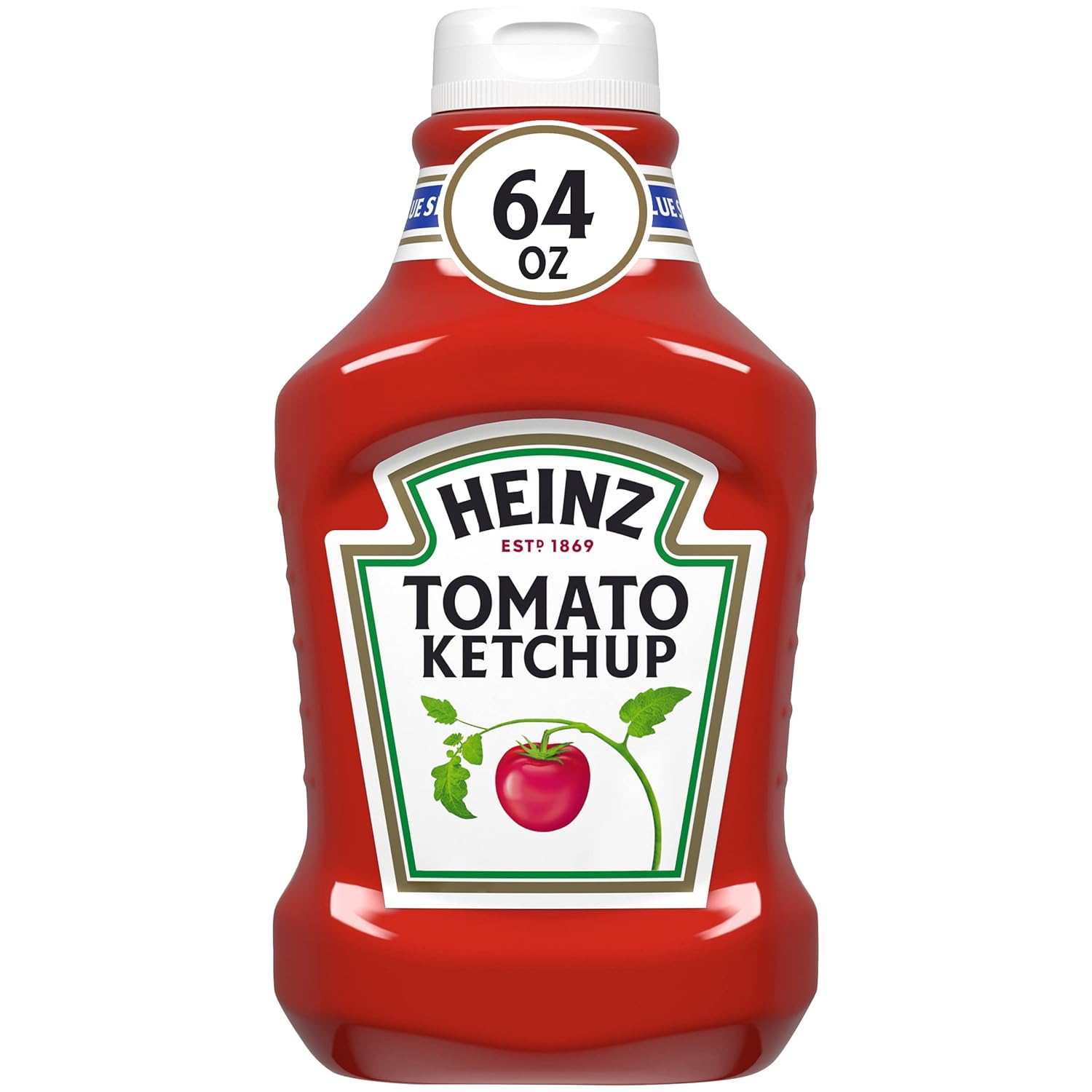 Heinz Tomato Ketchup 64 oz Value Size Bottle - Thick Rich Taste from Ripe Tomatoes, America's Favorite Gluten-Free Condiment