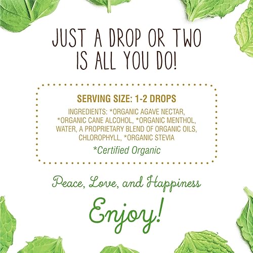 Miniatura 8 de Lively Up Your Breath Premium - Ambientador líquido en gotas con ingredientes orgánicos, menta original, paquete de 3