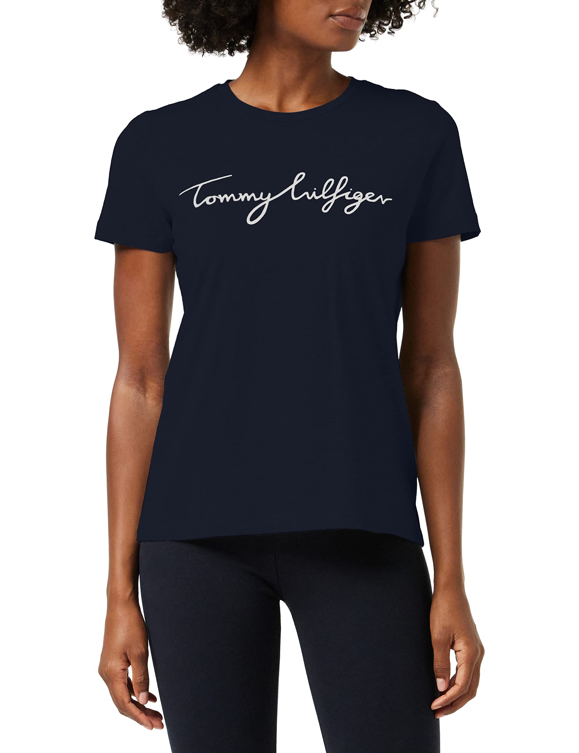Tommy HilfigerWomens Heritage Crew Neck Graphic Tee T-Shirt T-Shirt