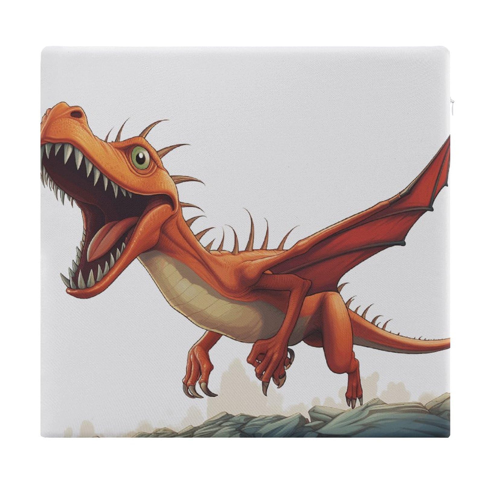Coussin de sol de méditation dinosaure Degrés de confort 38x35 cm