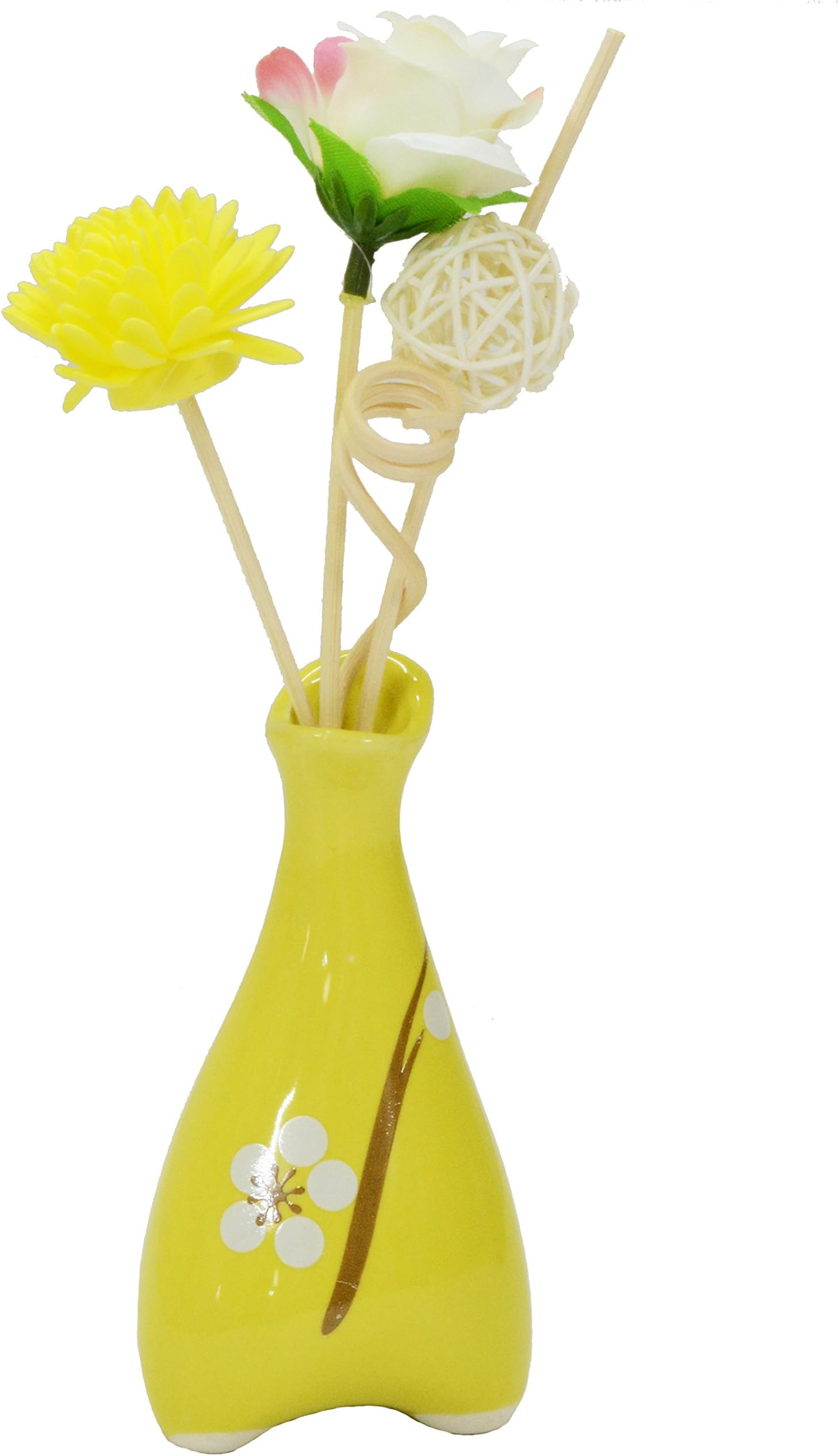 The Purple Tree Aroma Reed Diffuser Vase Shaped Container with Floral Reed Sticks and 30 ml Fragrance Oil | Diwali Gift | Home Decor | Diwali Decor