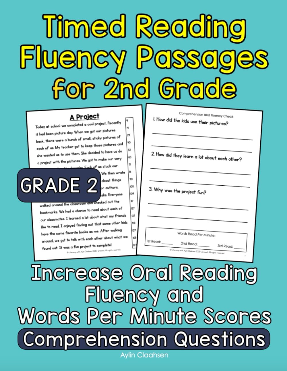 Timed Reading Fluency Passages for 2nd Grade: Increase Oral Reading Fluency and Words Per Minute Scores with Grade 2 Timed Fluency Passages and ... Grade Timed Reading Fluency Passages)