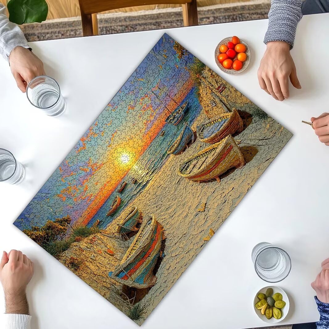 Puzzle Spiaggia, Puzzle 2000 Pezzi Adulti per Decor, Regalo Donna -8672
