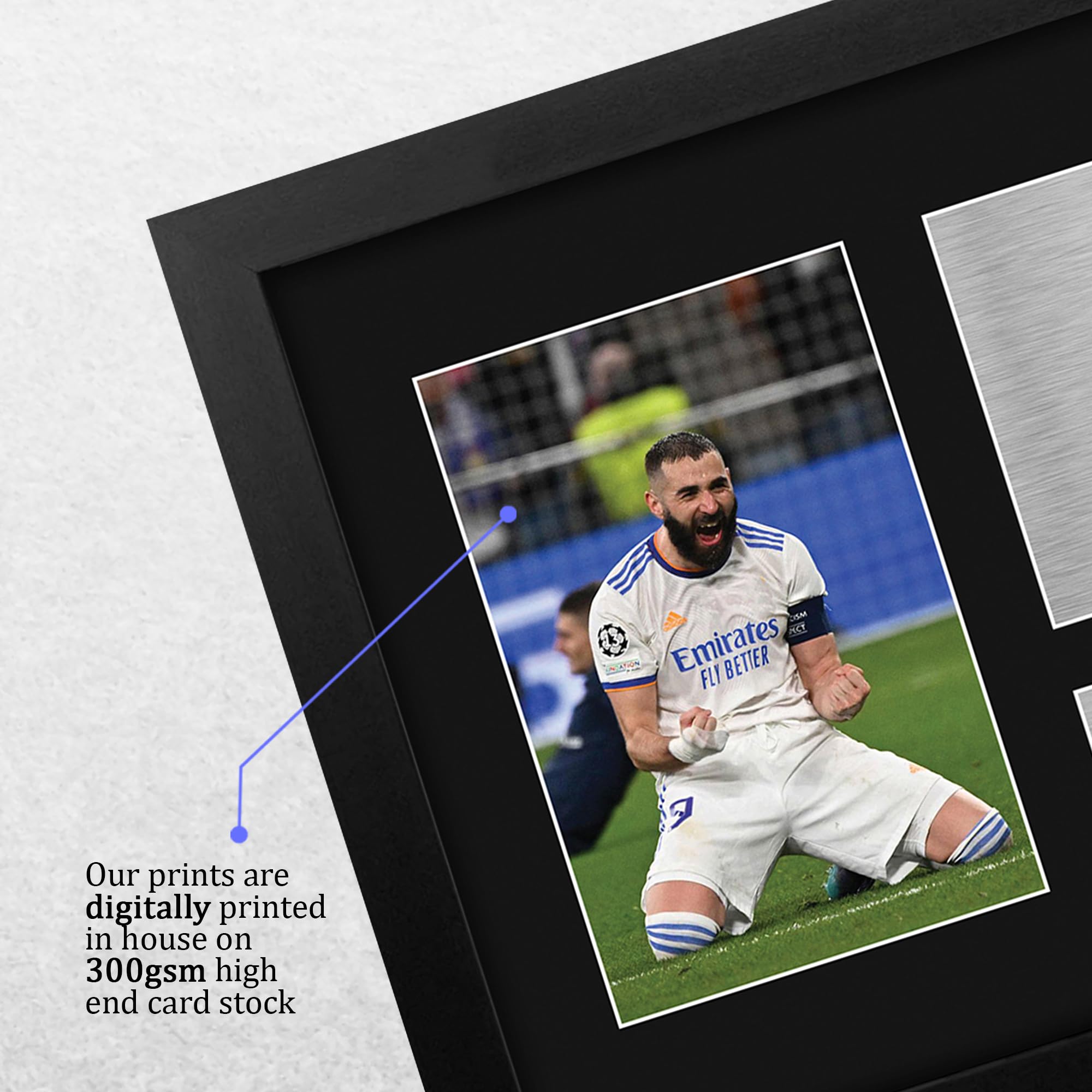 HWC Trading Karim Benzema Lyon Cadeaux imprimés photo