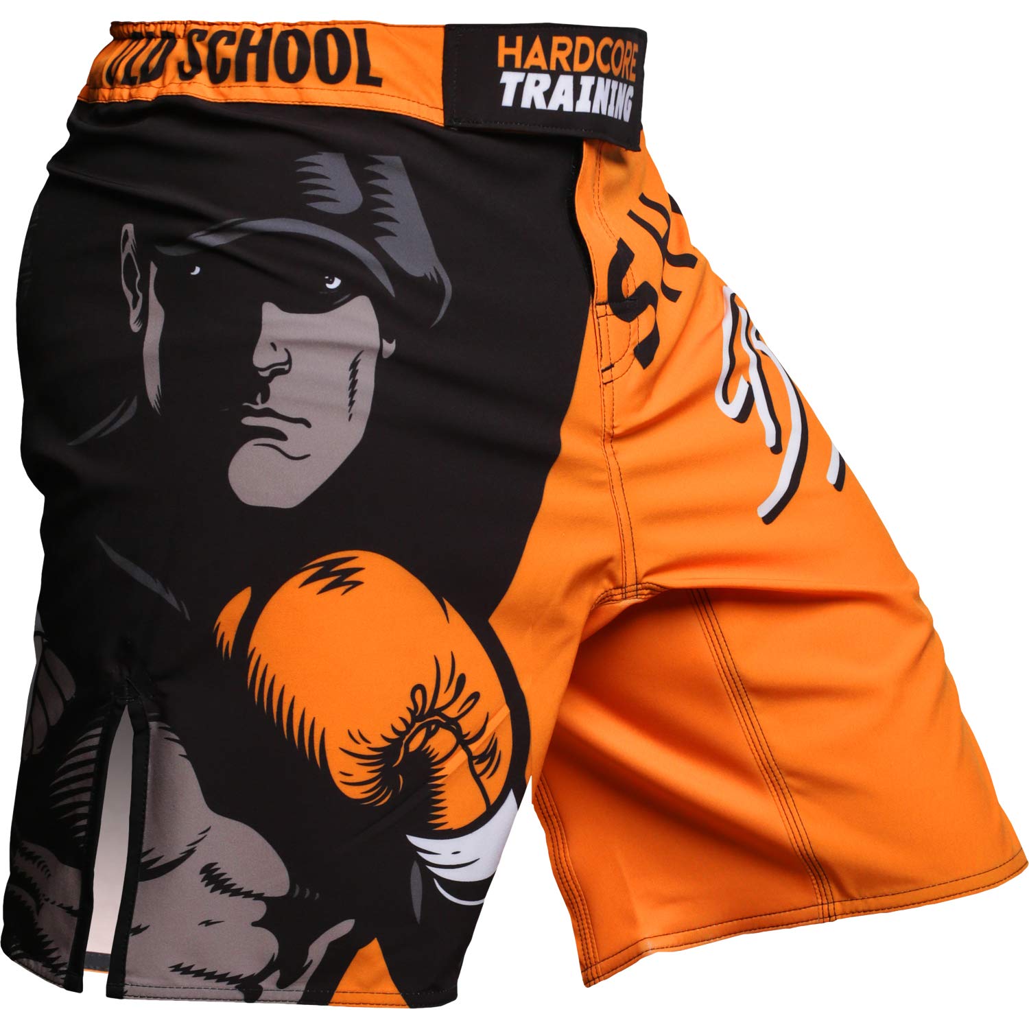 Hardcore Training Shadow Boxing Fight Shorts Hombre Pantalones Cortos MMA BJJ Boxeo Grappling Fitness No Gi