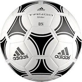 Adidas Bola de futebol TANGO, branca/preta, 5