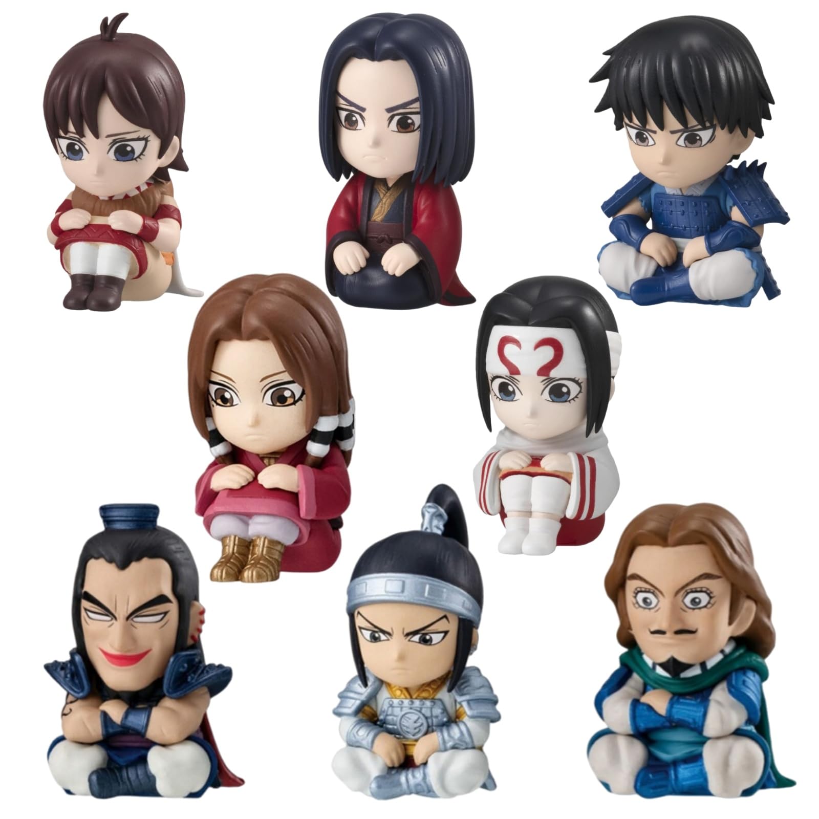 Amazon | [HAOJEE]フィギュア 信 嬴政 河了貂 羌瘣 王賁 蒙恬 人形