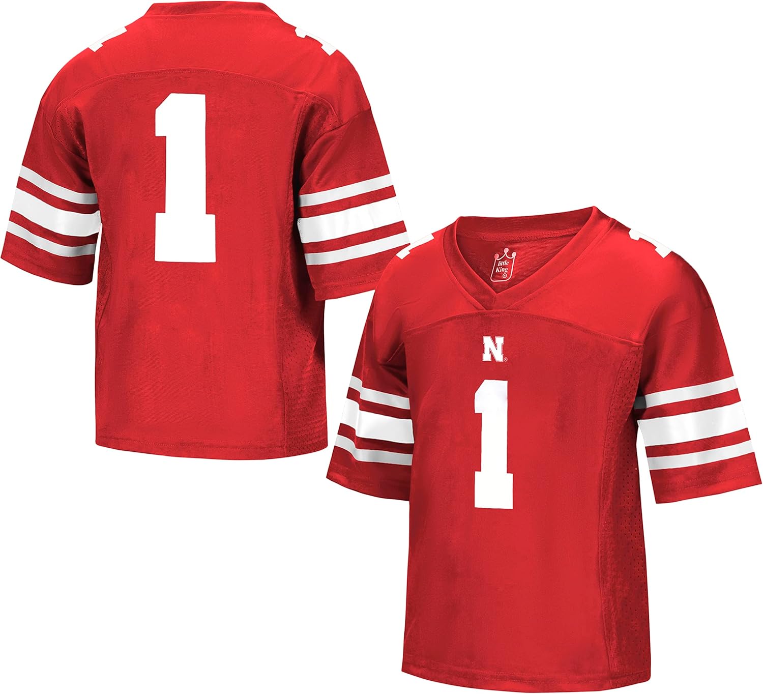 Little King NCAA -Touchdown Pass-Youth Teen Boys Team Football Jersey-Sizes Youth Small-Youth XL