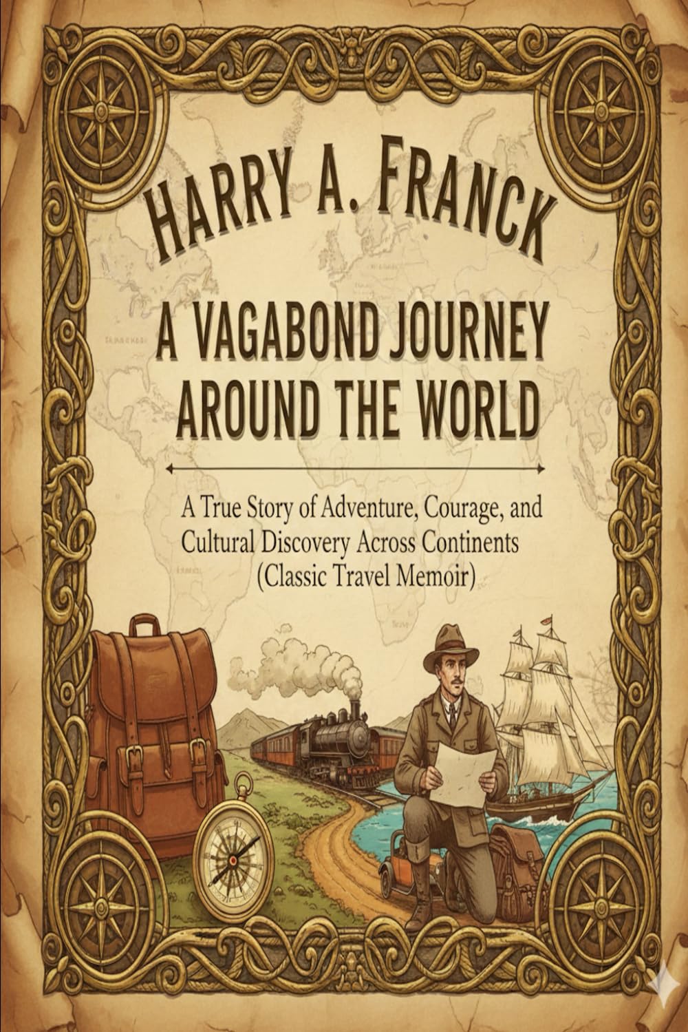 A Vagabond Journey Around the World (annotated): A True Story of Adventure, Courage, and Cultural Discovery Across Continents (Classic Travel Memoir)