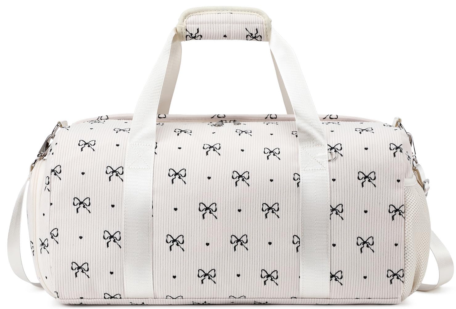 Dance Bag for Girls Duffle Bag Corduroy Gymnastics Ballet Bags Girls Sleepover Bags with Shoe Compartment and Wet Pocket โ image 1