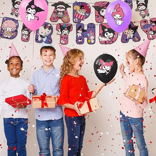 Miniatura 4 de Suministros de fiesta de anime, decoraciones de cumpleaños, regalos de fiesta, decoración de habitación (decoración de fiesta ku)