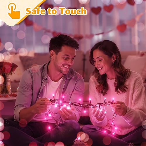 Miniatura 3 de Ollny - Luces de Navidad RGB de 400 LEDs 40 m, luces de cadena de Navidad que cambian de color con 130 modos, con control remoto, temporizador e