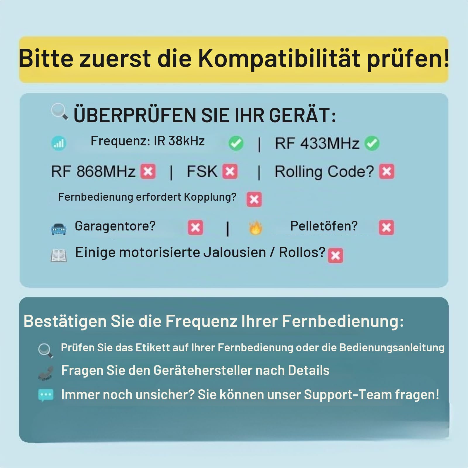 BroadLink RM4 Pro IR/RF-Universalfernbedienung mit HTS2, All-in-One-Hub, Code-Lernfunktion, kompatibel mit Fernsehern, Klimaanlagen und Vorhangmotoren sowie mit Alexa (nur 2,4-GHz-WLAN)