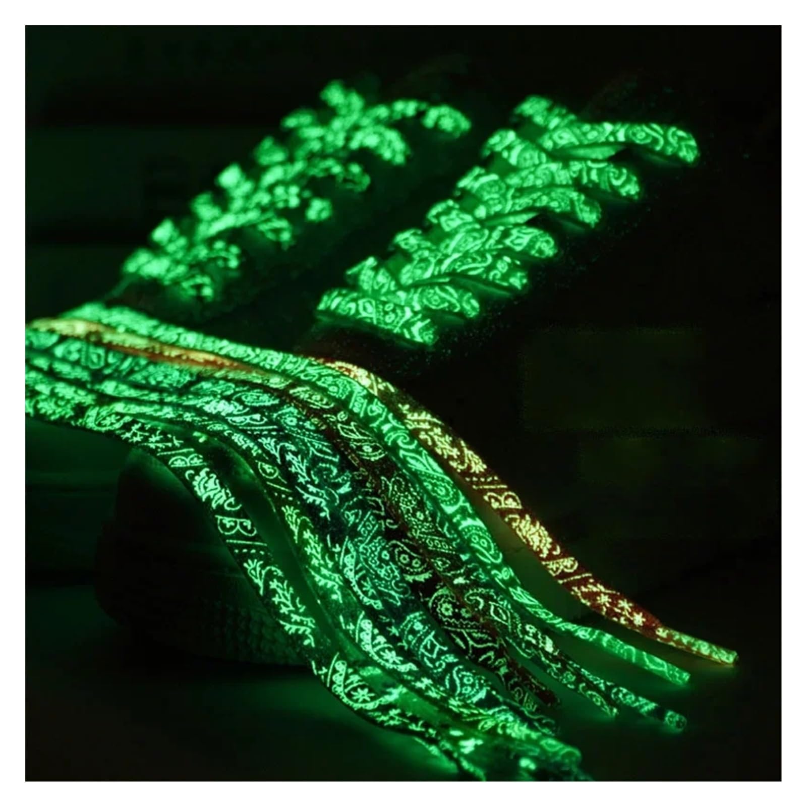 Cordones, Luminoso for Zapatos Cordones Planos for Zapatillas de Deporte Lona Fluorescentes Brillantes(Black,140cm)