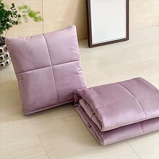 Cutfouwe Manta Suave de Franela y algodón de Color sólido, Manta de Vida cálida de Invierno Suave, Manta de sofá, Colcha de sofá, Manta Gruesa y esponjosa, Manta de Invierno,Lila,150x200cm
