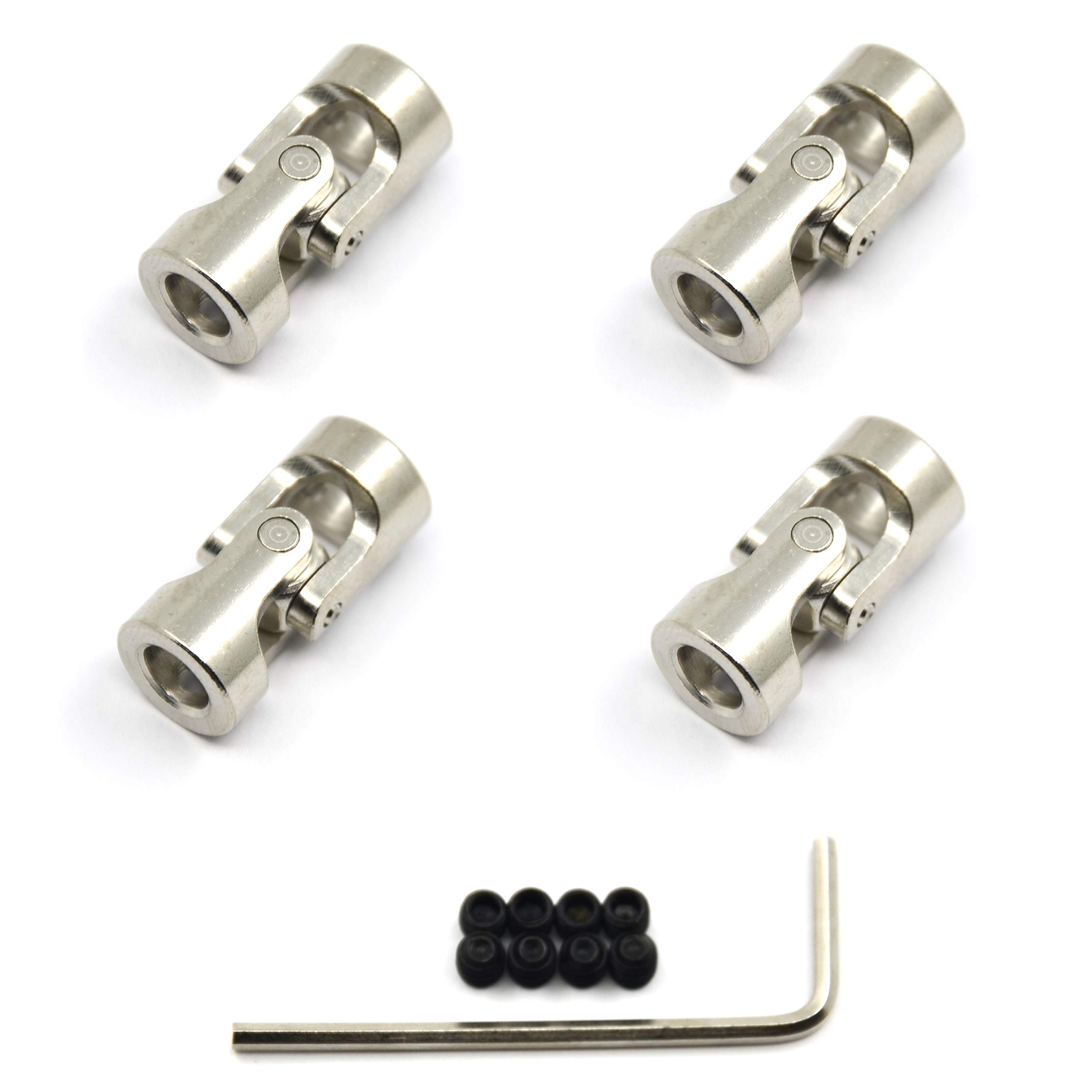Motor Coupling - 2 Pcs 10mm Universal Joint Shaft -12