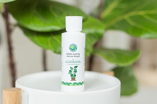 Miniatura 5 de Fiddle Leaf Fig Rescue Drops by Fiddle Leaf Fig Plant Resource  Fertilizante líquido 3 en 1, suplemento de raíz y refuerzo de inmunidad (3.3 onzas